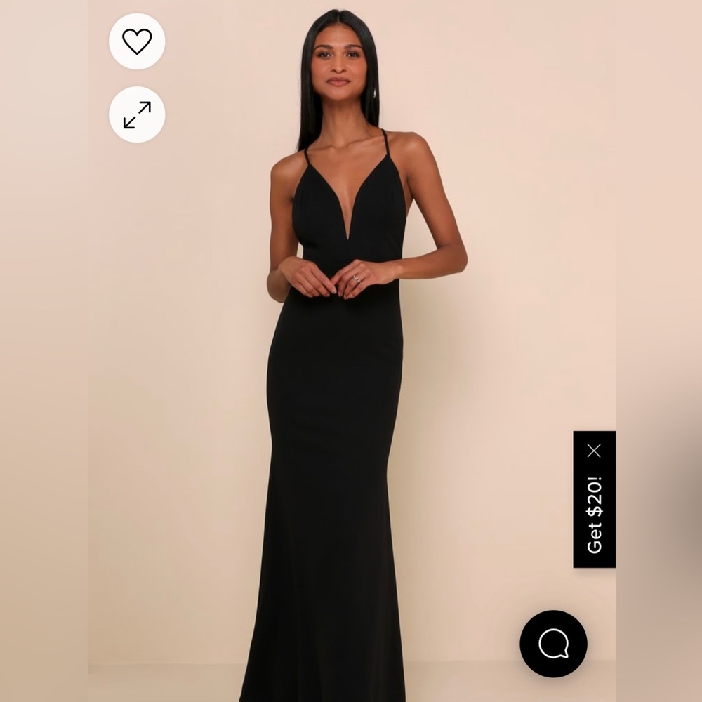 Amelia Black Sleeveless Maxi Dress NWT XS